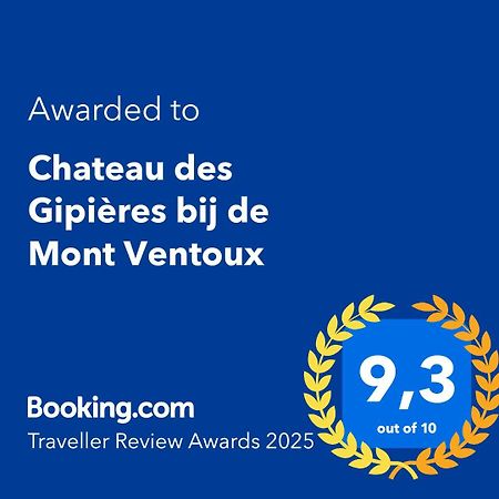 Chateau Des Gipieres Bij De Mont Ventoux Montbrun-les-Bains Εξωτερικό φωτογραφία