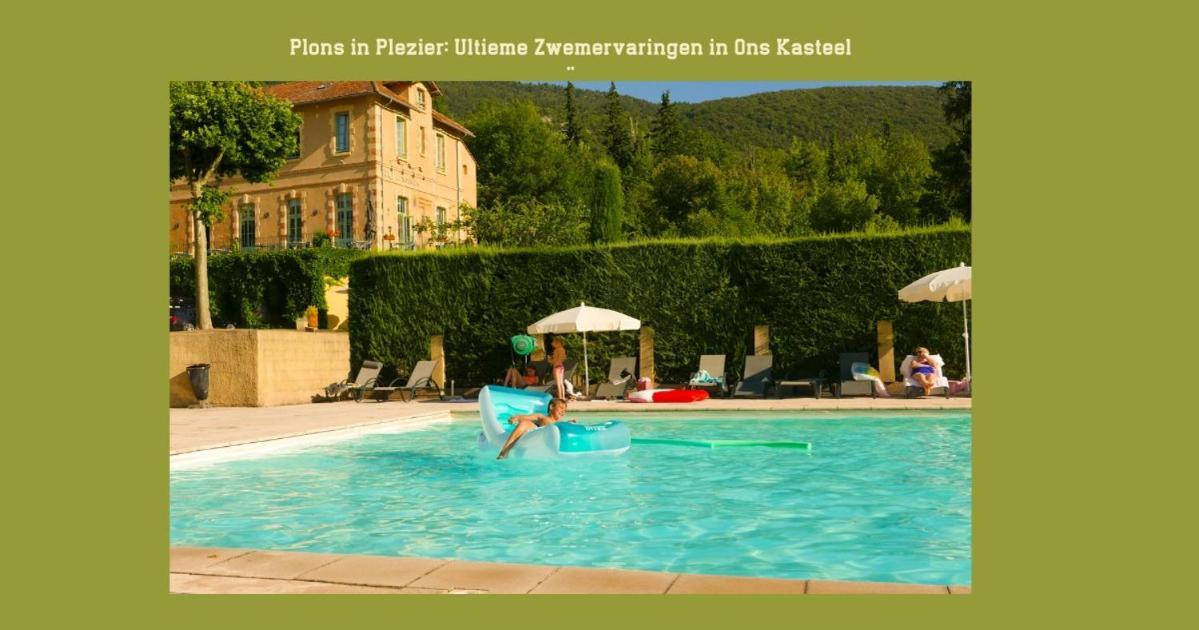 Chateau Des Gipieres Bij De Mont Ventoux Montbrun-les-Bains Εξωτερικό φωτογραφία